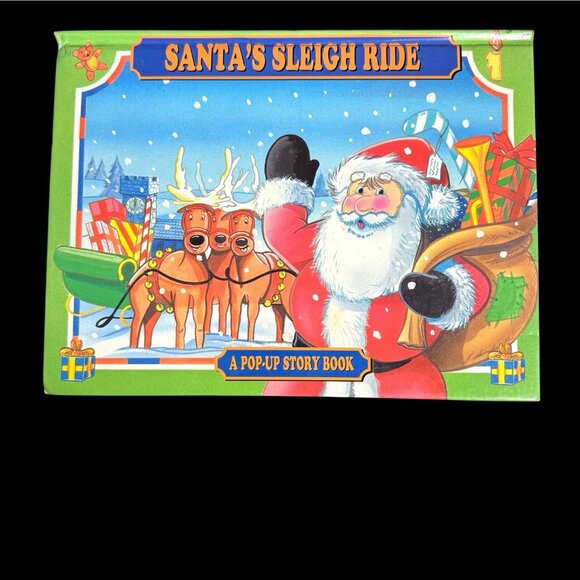 Lot of 2 Children's Christmas pot-up Books Teddy's First Christmas - Picture 2 of 13